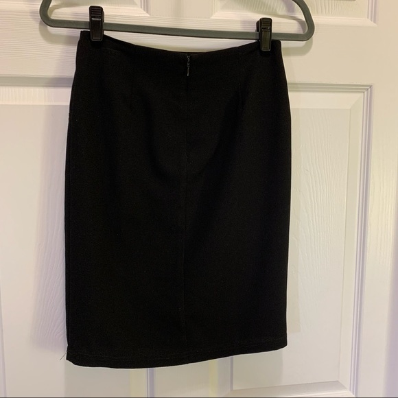 Forever 21 Black Fully Lined Pencil Skirt Size S - Picture 4 of 7
